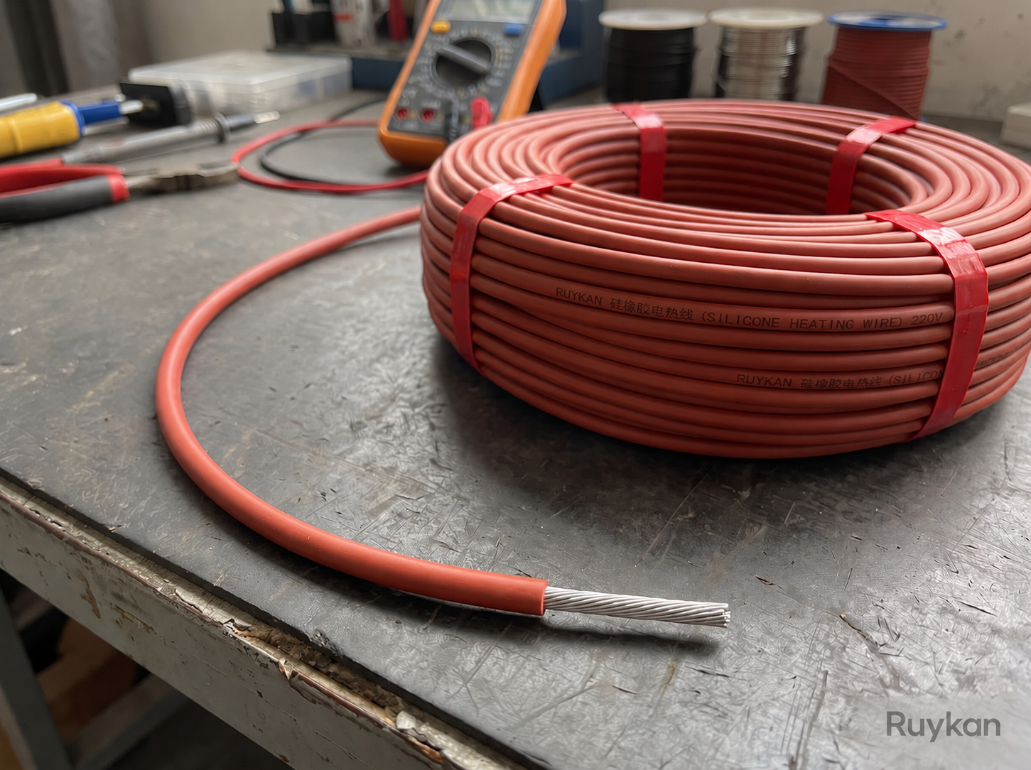Silicone Rubber-Insulated Heating Wire